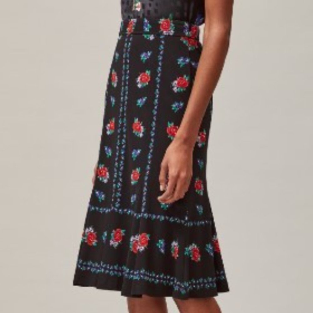 Tory Burch Heirloom Stripe Skirt (NWT) - Picture 3 of 16